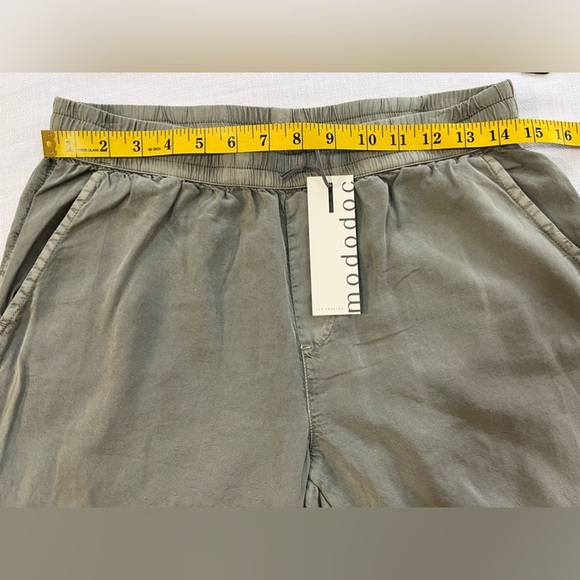 Mododoc Womens Beige Soft Comfy Cargo Joggers Pockets Size S NWT - Picture 12 of 15